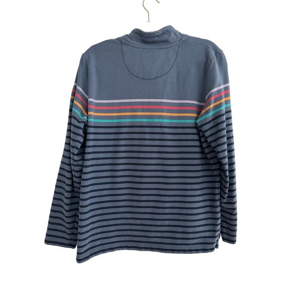 Women’s L.L. Bean Vintage Style Pullover with Denim Moc Neck Blue Size L - Picture 6 of 6